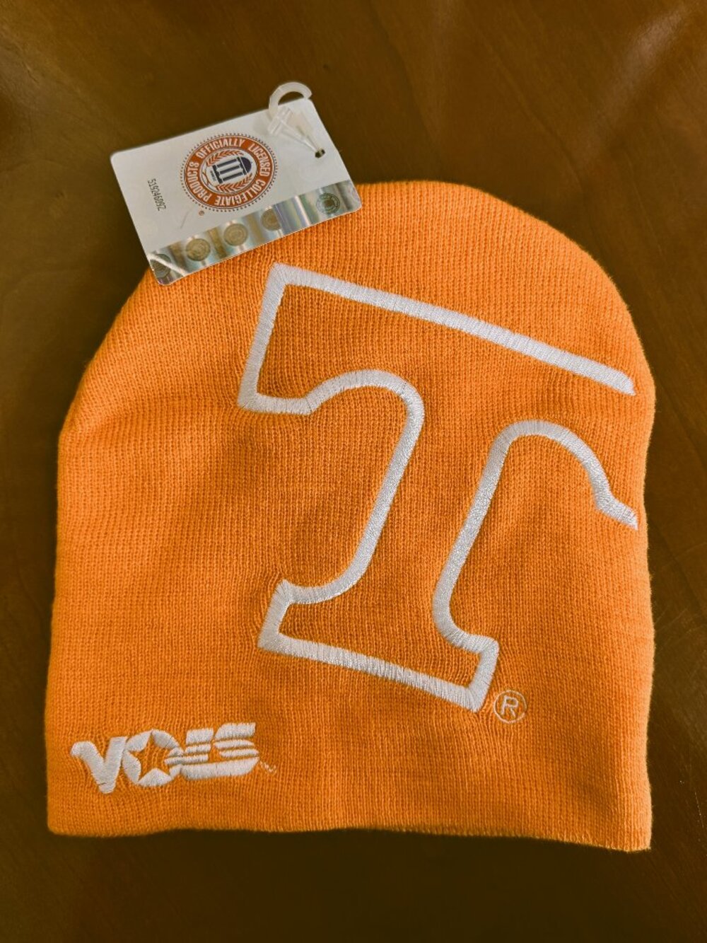 NWT Tennessee Volunteers "Big T" Orange Knit Beanie - Vintage Style